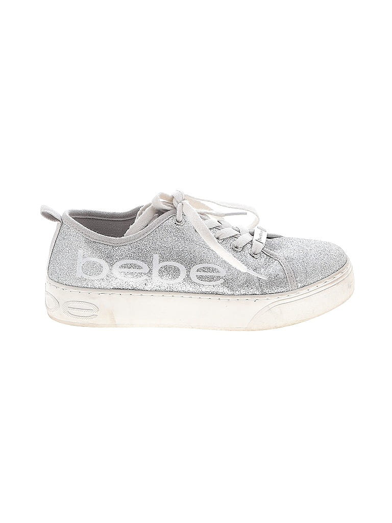Bebe Marled Silver Sneakers Size 8 - photo 1