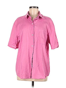 Divided by H&M Short Sleeve Button-Down Shirt (view 1)