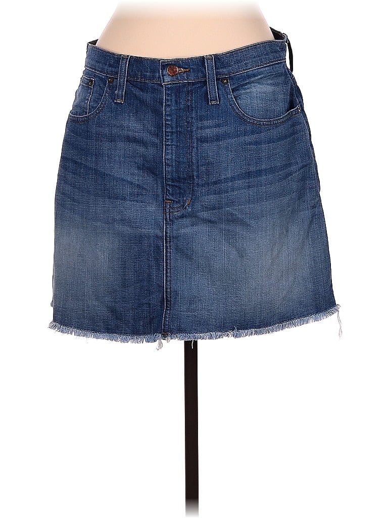 Madewell Blue Denim Skirt 31 Waist - photo 1