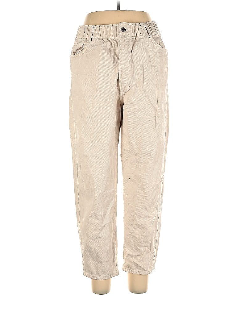 H&M 100% Cotton Tan Jeans Size 12 - photo 1