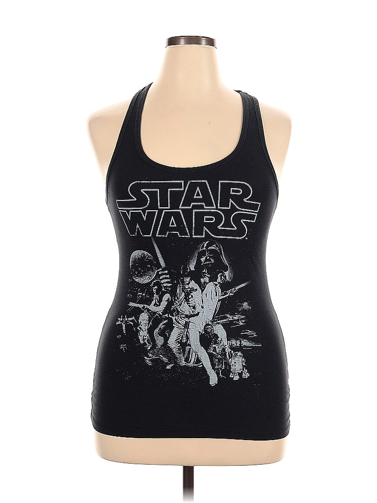 Star Wars Black Sleeveless T-Shirt Size XL - photo 1