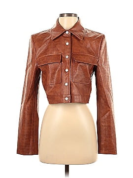 WAYF Faux Leather Jacket (view 1)