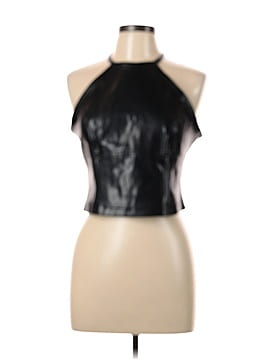 XOXO Faux Leather Top (view 1)