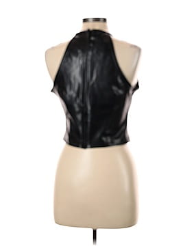 XOXO Faux Leather Top (view 2)