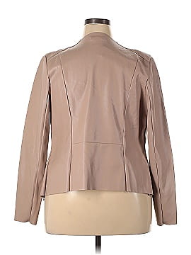 Just Fab Faux Leather Jacket (view 2)