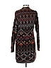 Moth Aztec Or Tribal Print Brown Cardigan Size S - photo 2