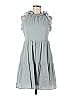 Listicle 100% Cotton Solid Gray Casual Dress Size M - photo 1