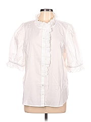 J.Crew Collection 3/4 Sleeve Button Down Shirt