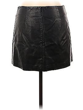Silence and Noise Faux Leather Skirt (view 2)