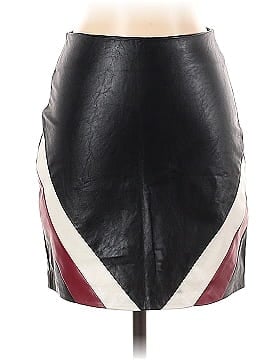 Vera & Lucy Faux Leather Skirt (view 1)