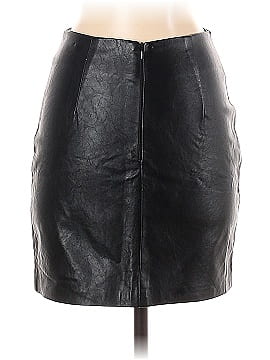 Vera & Lucy Faux Leather Skirt (view 2)