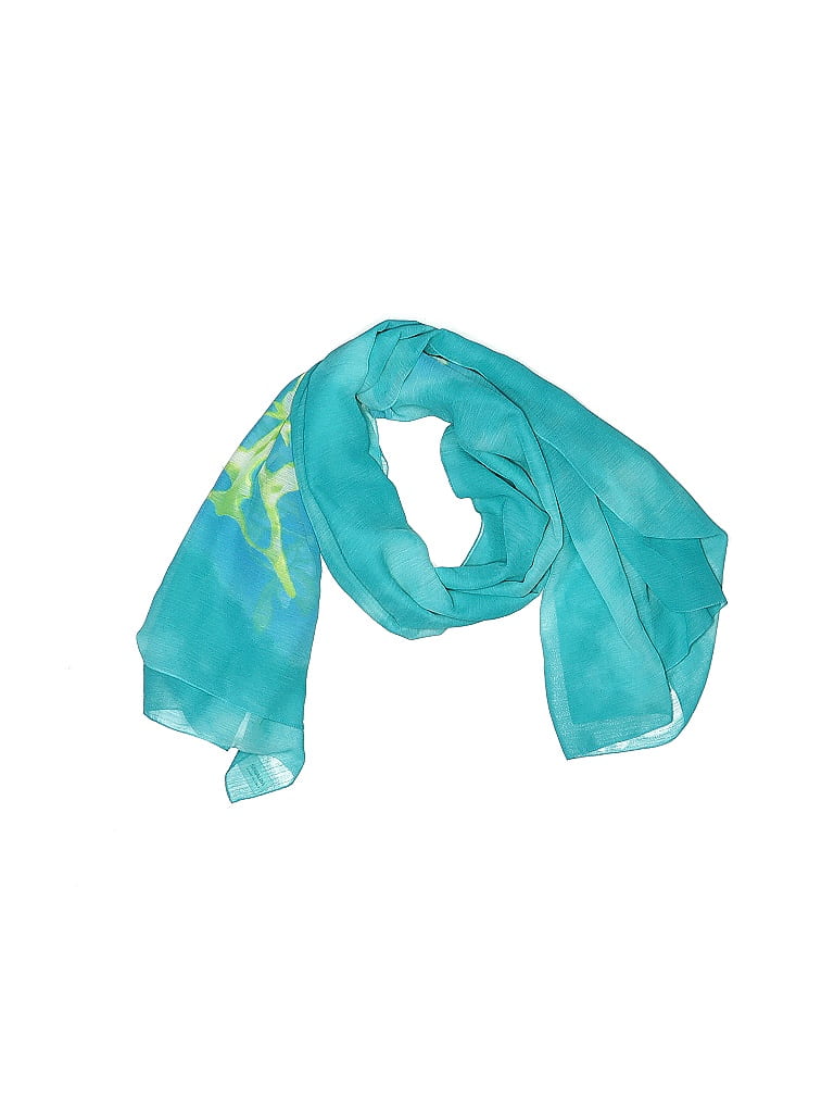 Assorted Brands 100% Polyester Teal Scarf One size - photo 1