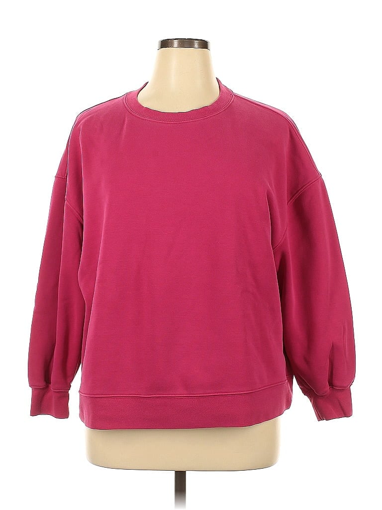 Fabletics Burgundy Sweatshirt Size 1X (Plus) - photo 1