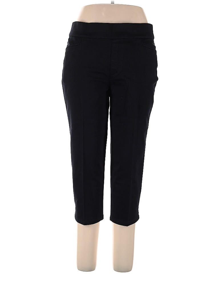 Intro Love Solid Black Casual Pants Size 14 - photo 1
