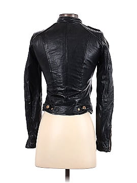 Zara Basic Faux Leather Jacket (view 2)