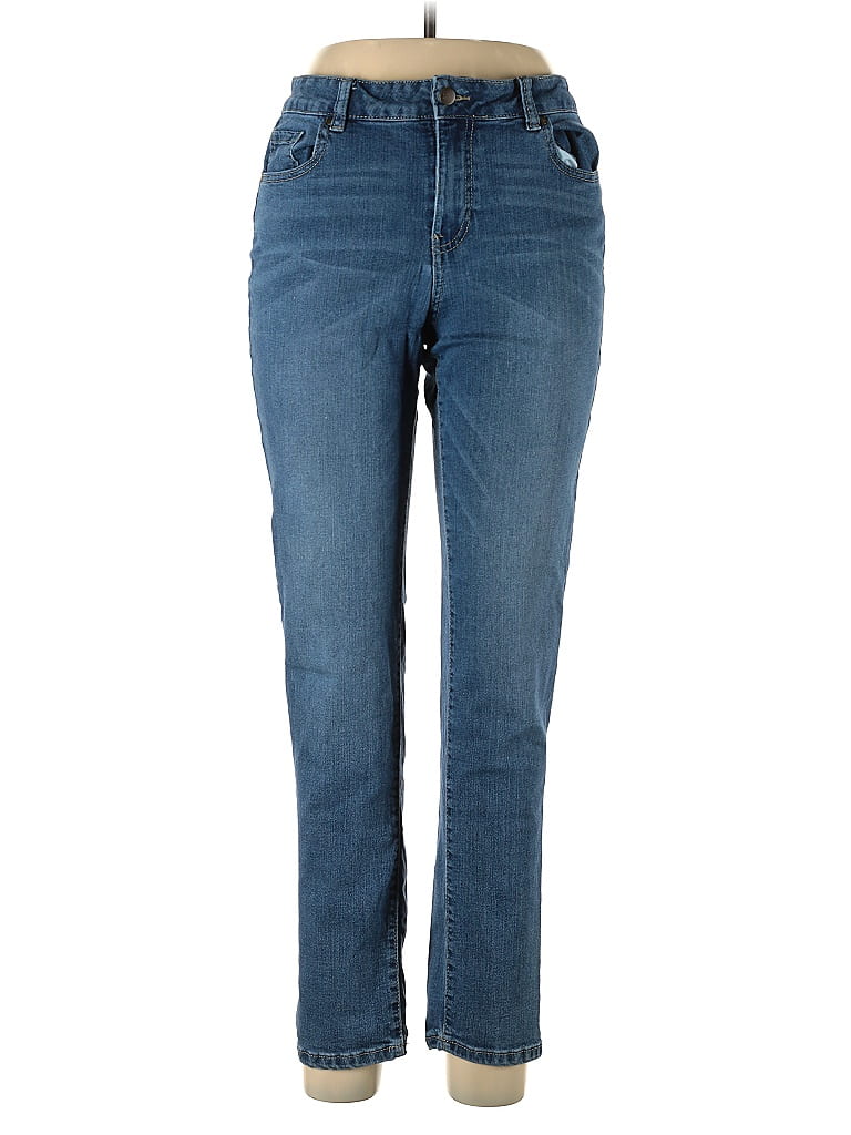 d. jeans Tortoise Solid Hearts Blue Jeans Size 12 - photo 1