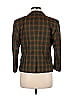 QL2 Plaid Tweed Brown Wool Blazer Size 46 (EU) - photo 2