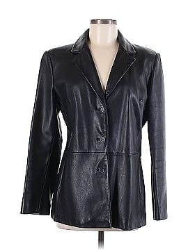 Jones New York Faux Leather Jacket (view 1)