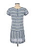 Lou & Grey for LOFT 100% Linen Blue Casual Dress Size XS - photo 2