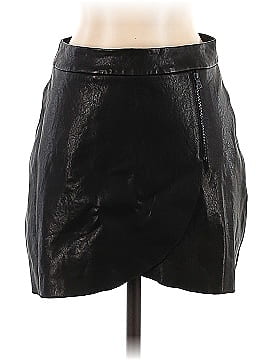 Alice + Olivia Faux Leather Skirt (view 1)