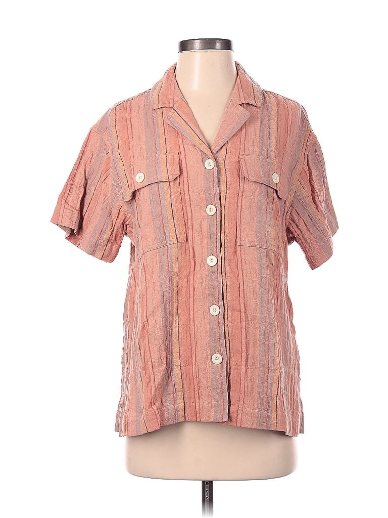 Jacket Windbreaker By Madewell In Pink, Size: Xl main image 1