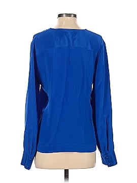 J.Crew Collection Long Sleeve Silk Top (view 2)