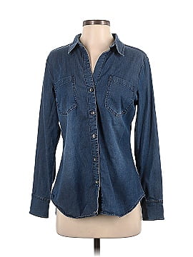 Belle By Kim Gravel Long Sleeve Button-Down Shirt (view 1)