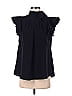 Gracia 100% Polyester Black Short Sleeve Blouse Size S - photo 1