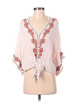 By Together 3/4 Sleeve Blouse (view 1)