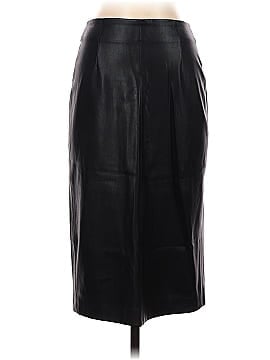 Zara Basic Faux Leather Skirt (view 1)