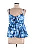 Lilly Pulitzer 100% Cotton Blue Sleeveless Top Size 8 - photo 1