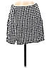 American Eagle Outfitters Houndstooth Argyle Checkered-gingham Grid Plaid Tweed Blue Casual Skirt Size M - photo 1
