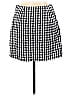 American Eagle Outfitters Houndstooth Argyle Checkered-gingham Grid Plaid Tweed Blue Casual Skirt Size M - photo 2