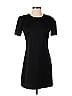 Milly Solid Black Casual Dress Size S - photo 1