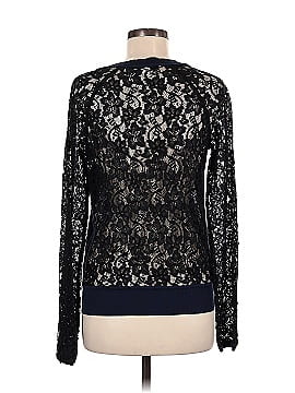 Diane von Furstenberg Long Sleeve Silk Top (view 2)