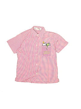 Snoopy Short Sleeve Button-Down Shirt (view 1)