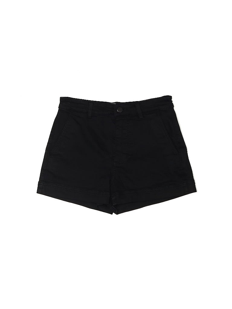 Everlane Solid Black Denim Shorts Size 2 - photo 1