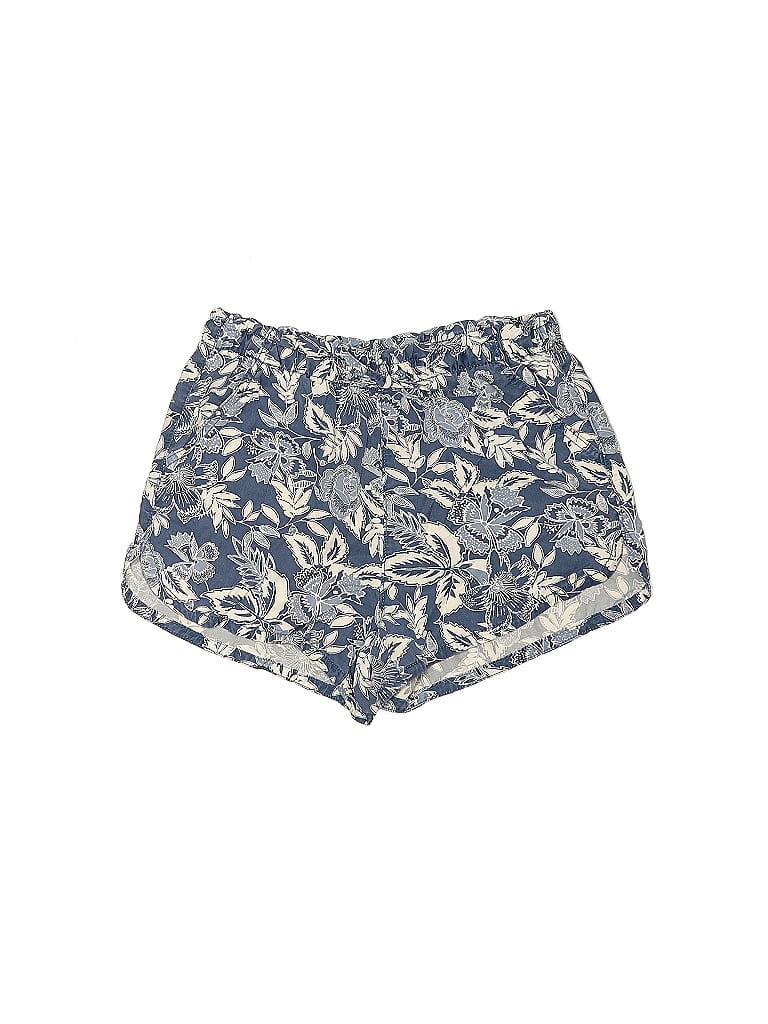 American Eagle Outfitters 100% Lyocell Jacquard Snake Print Acid Wash Print Damask Paisley Baroque Print Floral Batik Brocade Tropical Blue Shorts Size M - photo 1