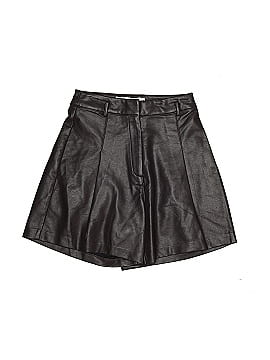 ASTR The Label Faux Leather Shorts (view 1)