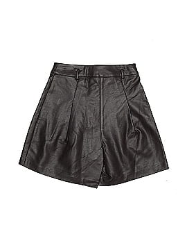 ASTR The Label Faux Leather Shorts (view 2)