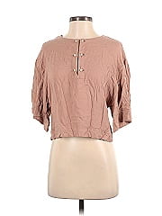 Zara W&B Collection Short Sleeve Button Down Shirt