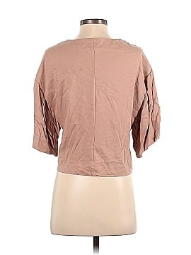 Zara W&B Collection Short Sleeve Button-Down Shirt (view 2)