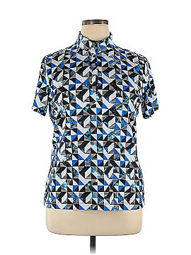 Tail Short Sleeve Blouse (view 1)