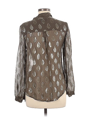 Hale Bob Long Sleeve Silk Top (view 2)