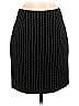 Banana Republic 100% Wool Houndstooth Jacquard Marled Grid Tweed Chevron-herringbone Black Wool Skirt Size 2 - photo 2