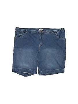 Woman Within Denim Shorts (view 1)