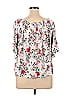 a.n.a. A New Approach 100% Rayon White 3/4 Sleeve Blouse Size XL - photo 2