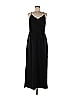 J.Crew Factory Store 100% Polyester Solid Black Casual Dress Size 8 - photo 1