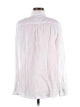 Velvet Long Sleeve Button-Down Shirt (view 2)