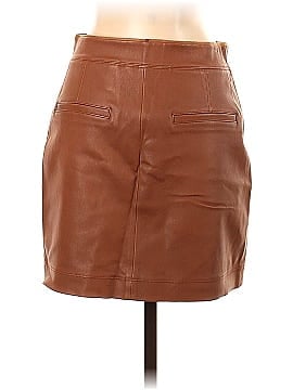 Helmut Lang Faux Leather Skirt (view 2)